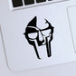 MF DOOM Mask Sticker